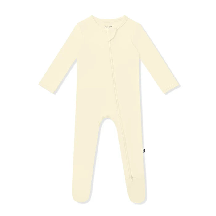 Zippered Footie- Chamomile