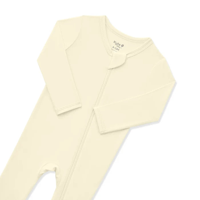 Zippered Footie- Chamomile