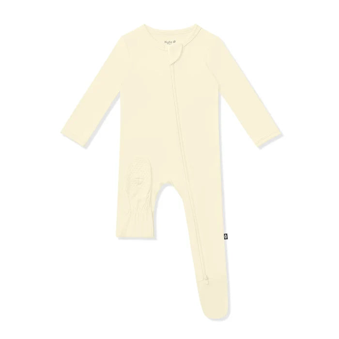 Zippered Footie- Chamomile