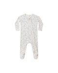 Zippered Footie- Cloud Floral