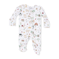 Zippered Footie- Cute Farm Animals Uni