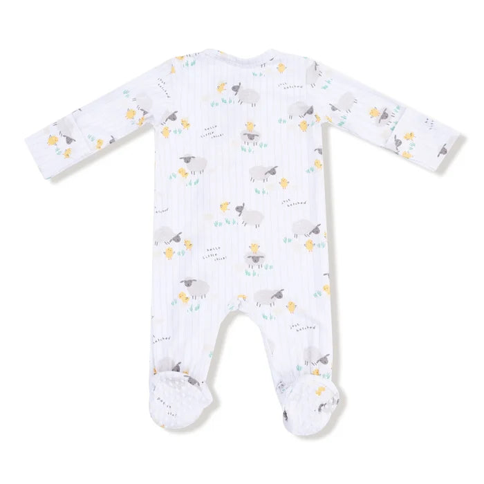 Zippered Footie- Just Hatched