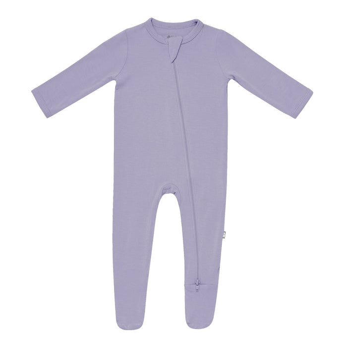 Zippered Footie- Taro