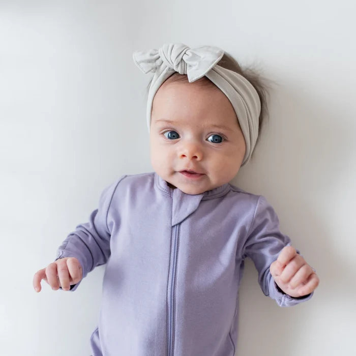 Zippered Footie- Taro