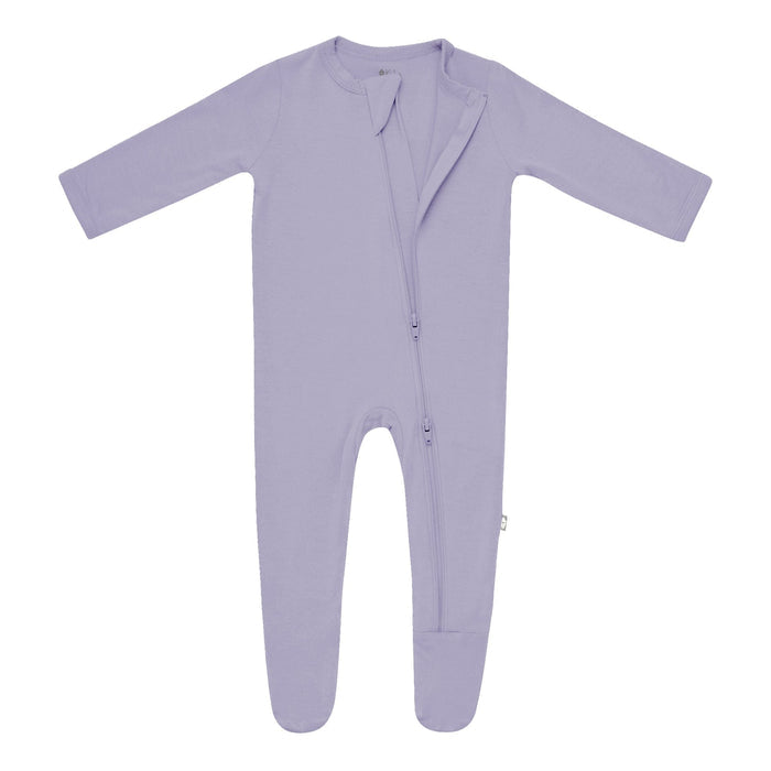 Zippered Footie- Taro