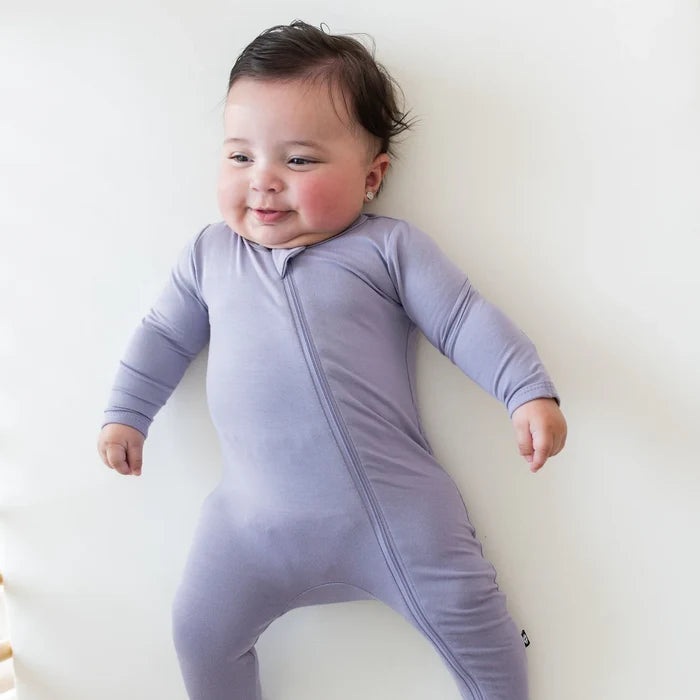 Zippered Footie- Taro