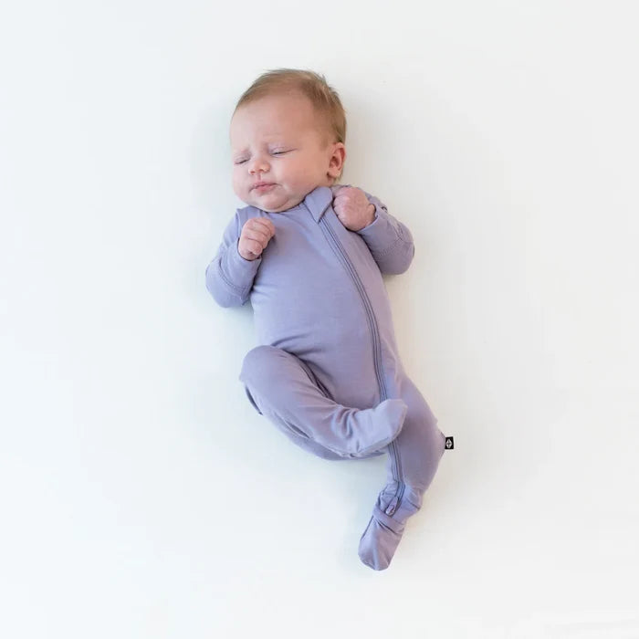 Zippered Footie- Taro