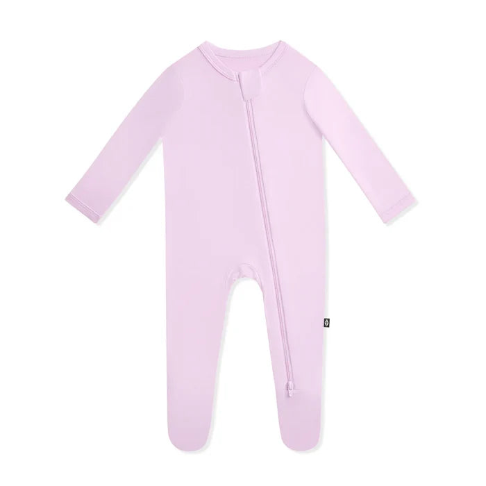 Zippered Footie- Thistle