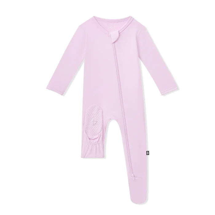 Zippered Footie- Thistle