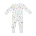 Zippered Romper- Baby Farm Faces