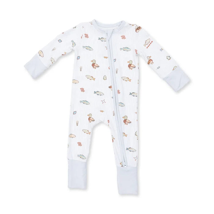 Zippered Romper- Lake Cuties