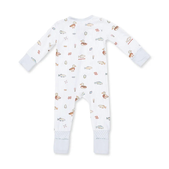 Zippered Romper- Lake Cuties