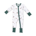 Zippered Romper- Pointer Pups and Duck Buddies